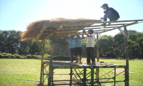 Kegiatan Tawur Agung Kesanga di Lap. Puputan th 2013