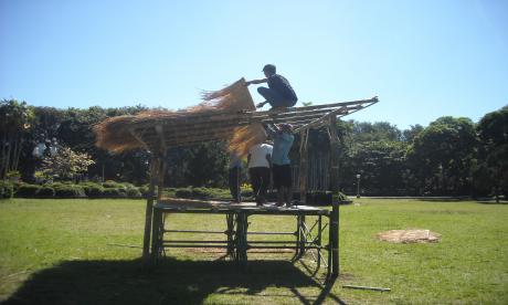 Kegiatan Tawur Agung Kesanga di Lap. Puputan th 2013