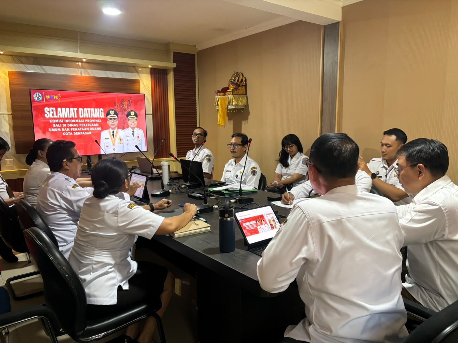 Visitasi Monev Keterbukaan Informasi Publik Oleh Komisi Informasi Bali