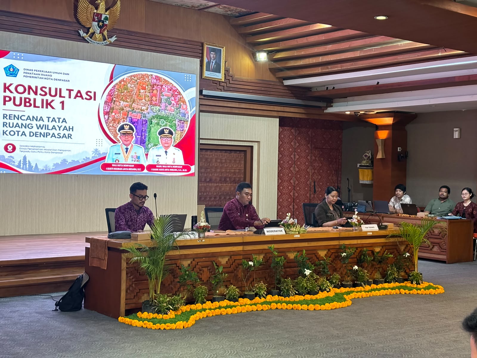 Penataan Ruang melaksanakan Konsultasi Publik 1 Peninjauan Kembali (PK) Rencana Tata Ruang Wilayah (RTRW) Kota Denpasar Tahun 2021-2041 